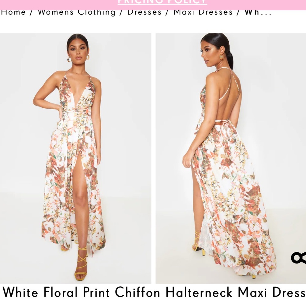 PLT maxi dress NWT size 0